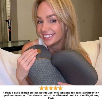 NeckioMed™ Heated Vibrating Cervical Pillow