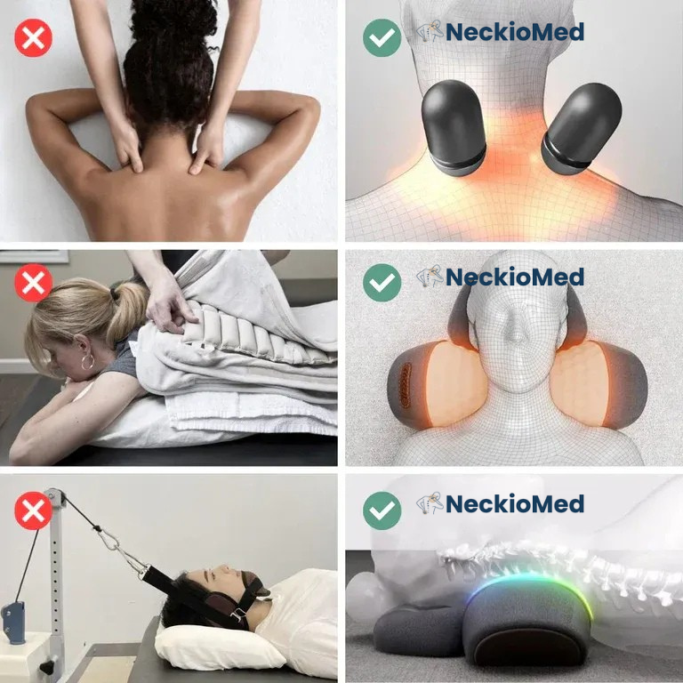 NeckioMed™ Heated Vibrating Cervical Pillow