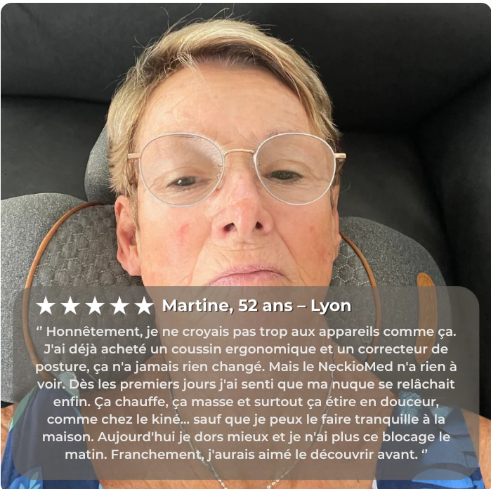 NeckioMed™ Heated Vibrating Cervical Pillow