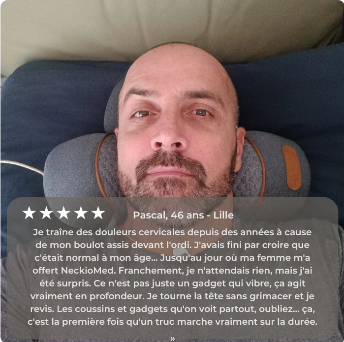 NeckioMed™ Heated Vibrating Cervical Pillow