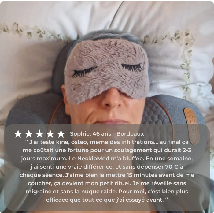 NeckioMed™ Heated Vibrating Cervical Pillow