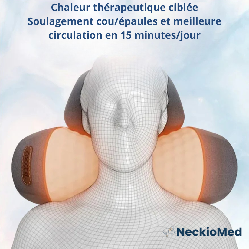 NeckioMed™ Heated Vibrating Cervical Pillow